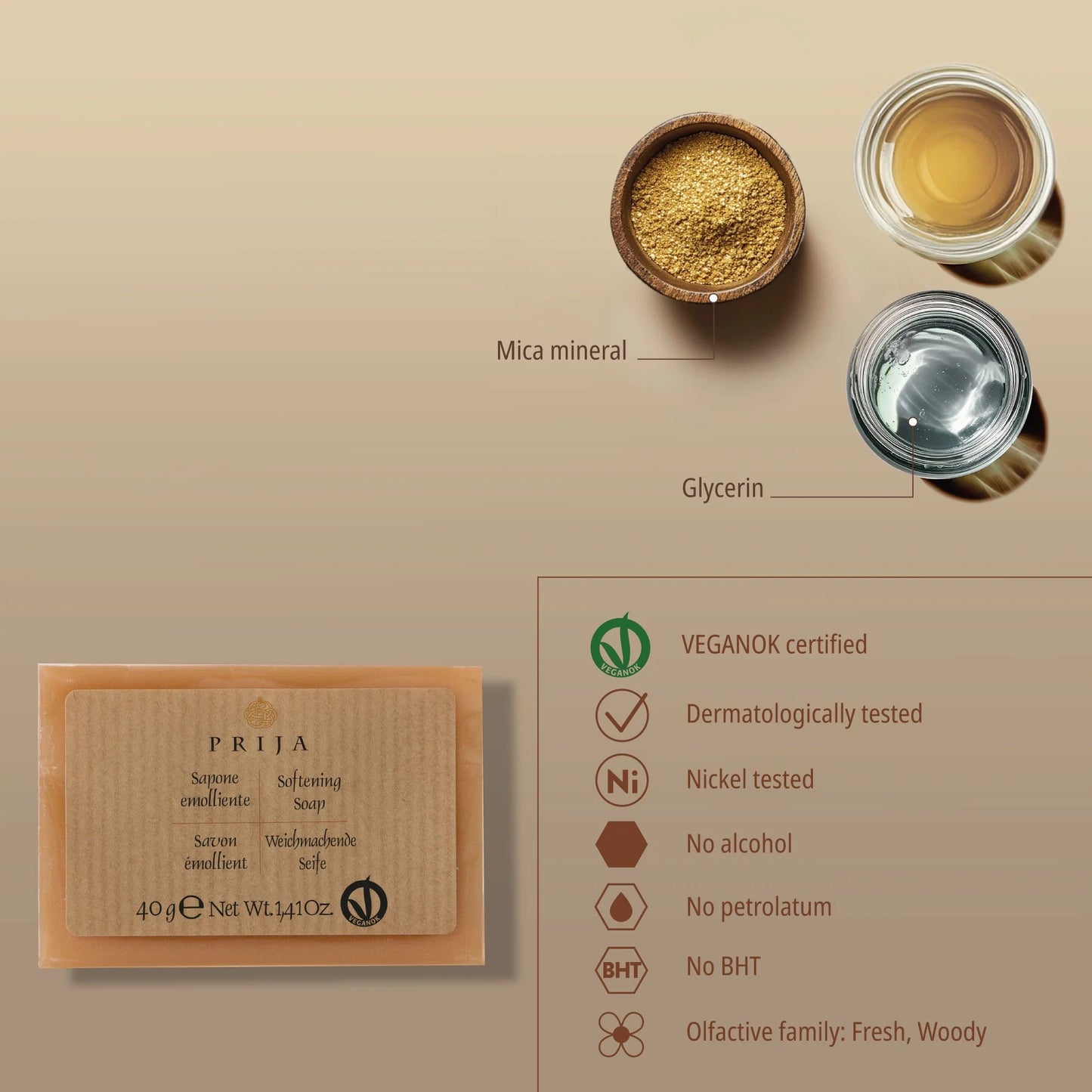 PRIJA SOFTNENING SOAP 40g (336un)