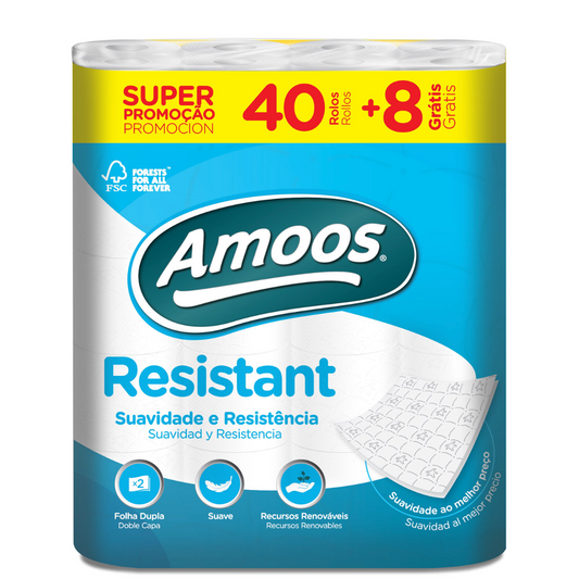 AMOOS RESISTANT GIGA PACK (48 Rolos)