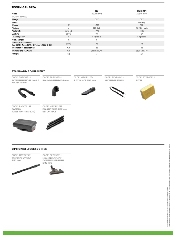 IPC SOTECO ISY