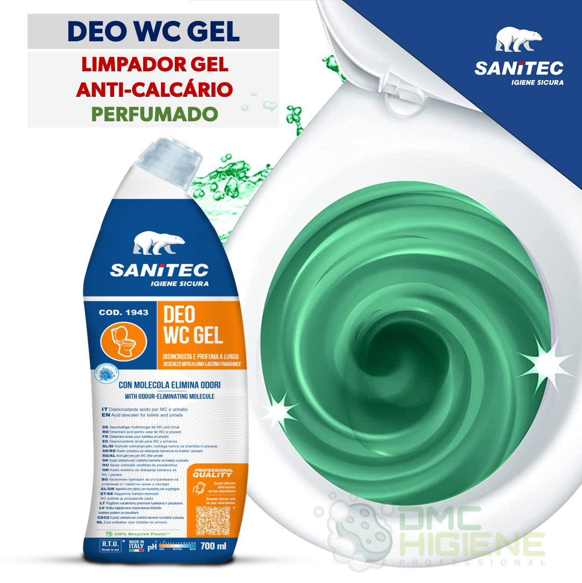 SANITEC DEO WC GEL 700ml